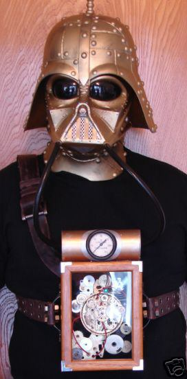 Illustration for article titled Steampunk Vader Mask Makes Me Look Like Darth Kaiser
